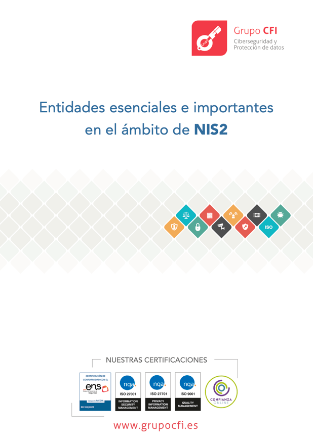 Entidades esenciales e importantes en el ámbito de la NIS2